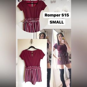 Dressy shorts romper